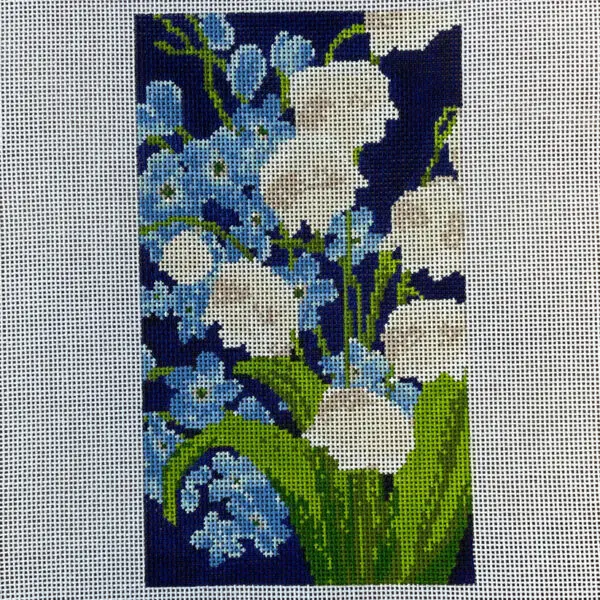 Lily of the Valley Eyeglass Case- 7" x 4"- 18 Mesh