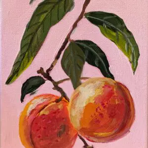Peach Postcard