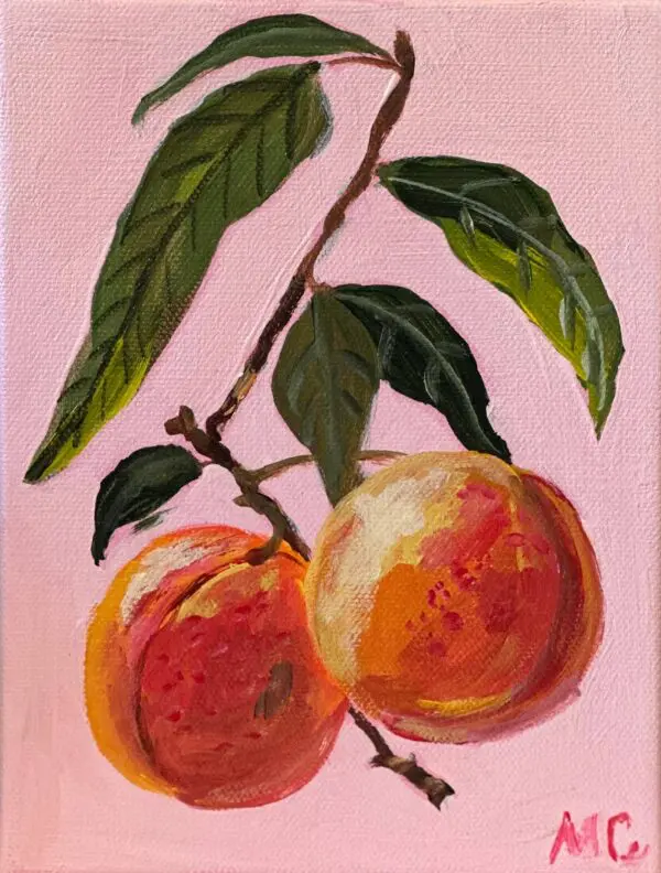 Peach Postcard
