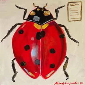 Ladybug Postcard