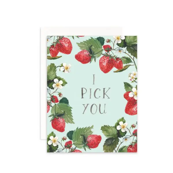 I Pick You Greeting Card: Single Card