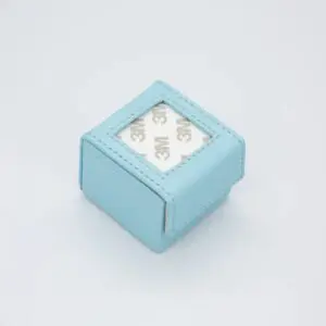Bitty Box - Aqua 2" x 2", 1.25" insert