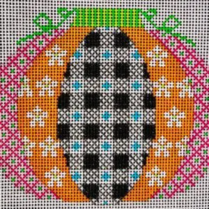 Pumpkin Patchwork Mini - Gingham-18 Mesh