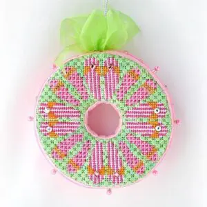 Tickled Pink - Flip Flop Wreath-18 Mesh