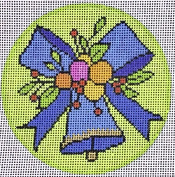 Groovy Christmas - Bells Ornament-18 Mesh