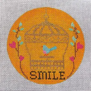 "Smile" Birdcage Ornament-18 Mesh