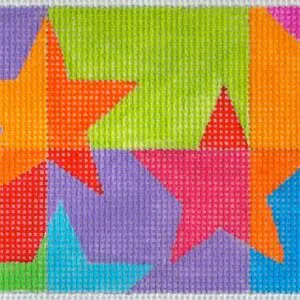 Floating Stars Checkbook/Wallet-18 Mesh