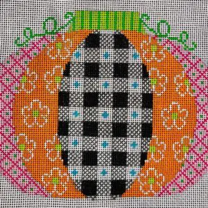 Pumpkin Patchwork - Gingham-18 Mesh