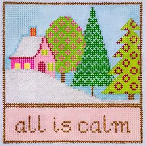 All is Calm Ornament-18 Mesh