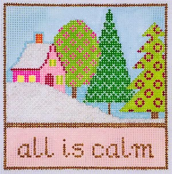 All is Calm Ornament-18 Mesh