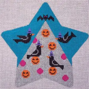 Spooky Star - Crows-18 Mesh
