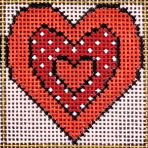 In My Heart 3 x 3 Insert-18 Mesh