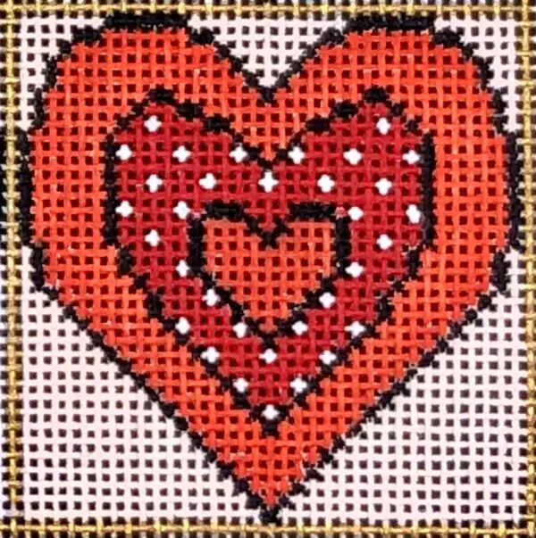 In My Heart 3 x 3 Insert-18 Mesh