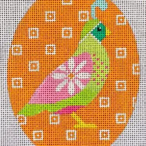 Quail - Orange Background-18 Mesh