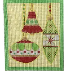 M&B - 3 Orns Bell - Red/Green-18 Mesh