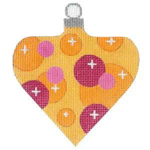 Atomic Christmas - Orange Bubble Bauble-18 Mesh