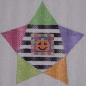 Star Shape w/ Pumpkin-18 Mesh