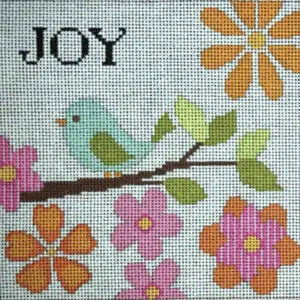 "Joy" Birds on Branch-18 Mesh