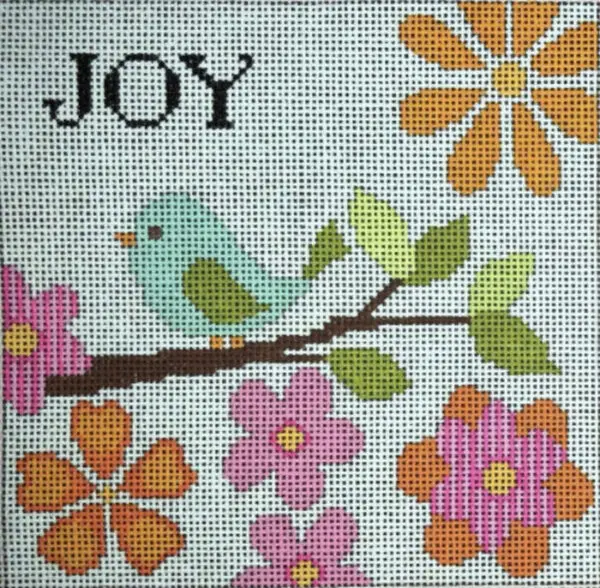 "Joy" Birds on Branch-18 Mesh