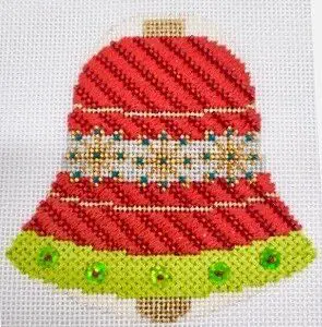 MCM Ornament - Red Bell-18 Mesh