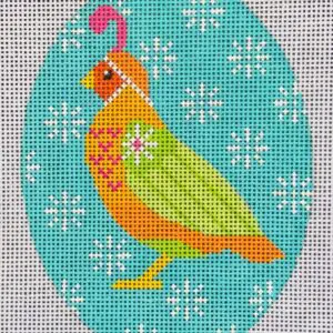 Quail - Teal Background-18 Mesh