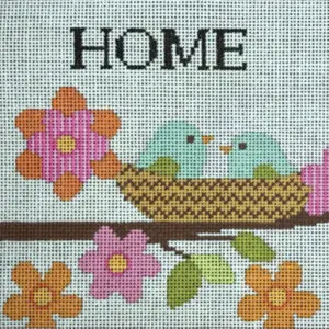 "Home" Birds on Branch-18 Mesh