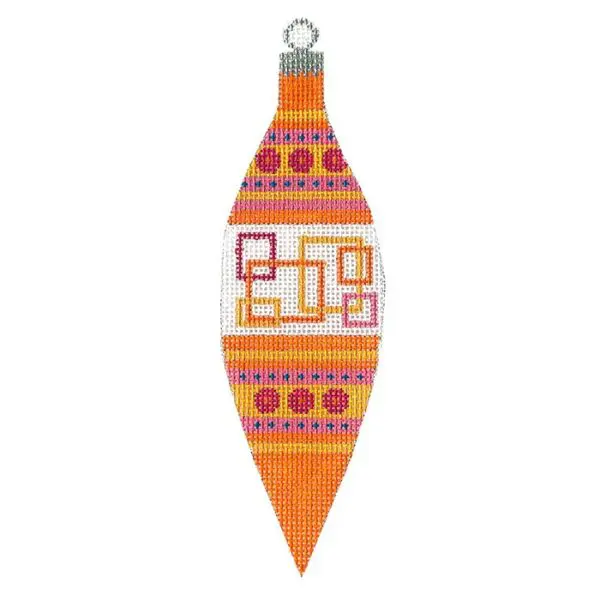 Atomic Christmas - Orange Teardrop-18 Mesh