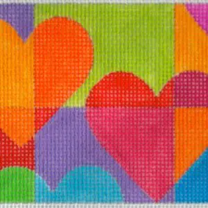 Floating Flowers Checkbook/Wallet-18 Mesh