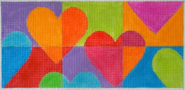 Floating Flowers Checkbook/Wallet-18 Mesh