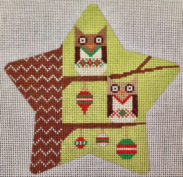 Owls Star - Traditional Colors-18 Mesh