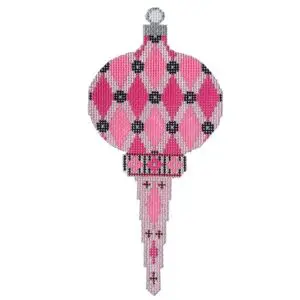 Colors of Christmas Orn. - "Parisian" Finial-18 Mesh