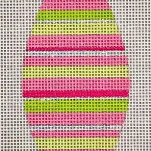 Colors of Christmas Orn. - "Preppy" Teardrop-18 Mesh