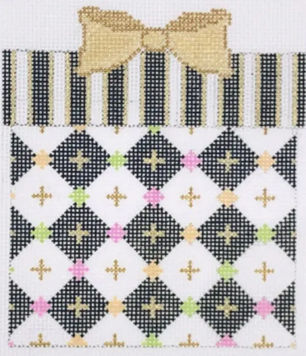 Merry All Over in Black - Gift Box-18 Mesh