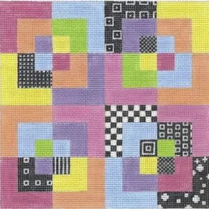 Pastel Puzzle-18 Mesh