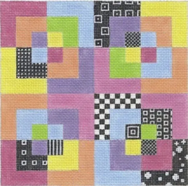 Pastel Puzzle-18 Mesh