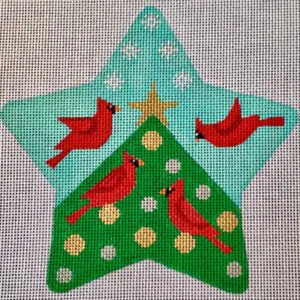 Cardinal Star - Traditional Colors-18 Mesh