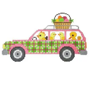 Easter Car - Wagon-18 Mesh