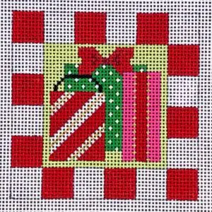 Christmas Package Ornament-18 Mesh