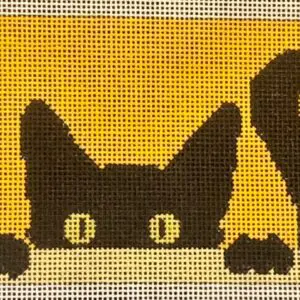 Peeky Kitty w/ Paws & Tail 3 x 6 Insert-18 Mesh