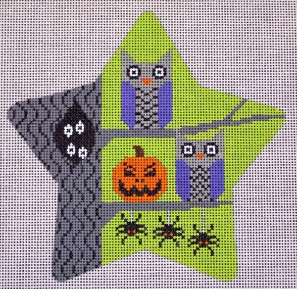 Spooky Star - Owls-18 Mesh