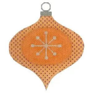 Atomic Christmas - Orange Star Bauble-18 Mesh