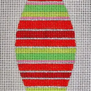 Colors of Christmas Orn. - "Traditional" Teardrop-18 Mesh