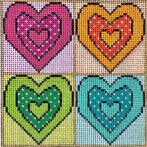 In My Heart 4 x 4 Insert-18 Mesh