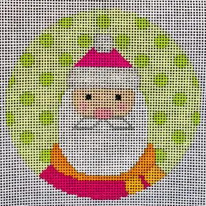 Snowflake Santa Ornament-18 Mesh