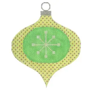 Atomic Christmas - Green Star Bauble-18 Mesh