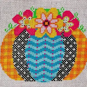 Pumpkin Flower Patch Mini - ZigZag-18 Mesh