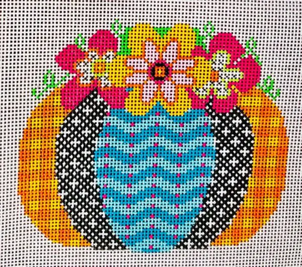 Pumpkin Flower Patch Mini - ZigZag-18 Mesh