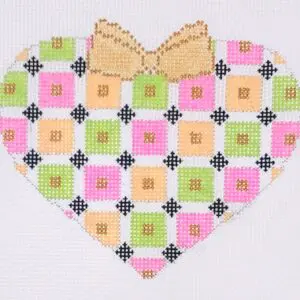 Merry All Over in Pastel - Heart-18 Mesh