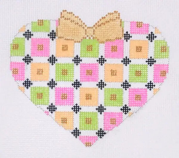 Merry All Over in Pastel - Heart-18 Mesh