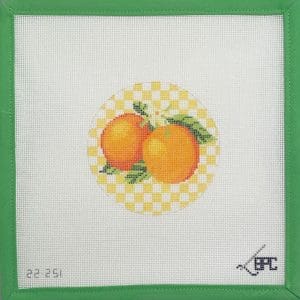 Oranges Round-4" Round 18 mesh